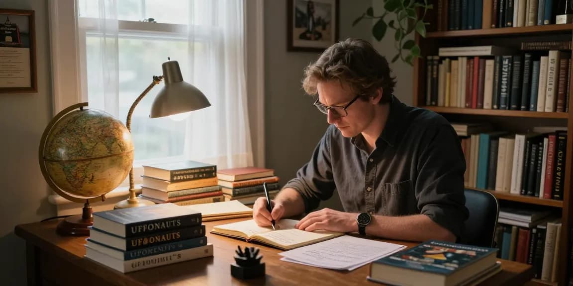 Discover insights into T Allen Greenfield's work at https://tallengreenfield.com, showcasing his unique writing environment.