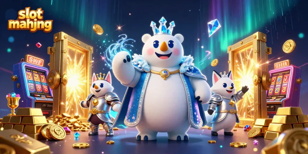 Experience thrilling gameplay with slot mahjong, featuring vibrant characters and dynamic casino elements.