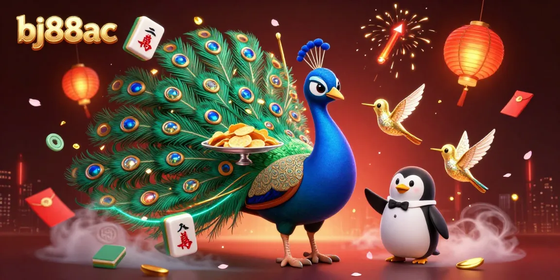 Win big with bj88ac in a vibrant casino scene showcasing dynamic gaming elements and rich character details.