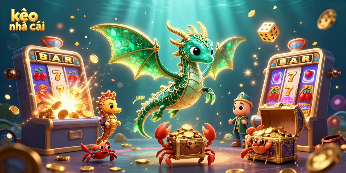 Engage in thrilling kèo nhà cái action with an underwater scene featuring exciting gambling elements and characters.