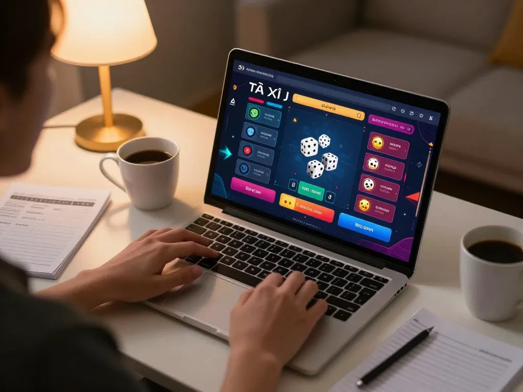 Playing app tài xỉu online uy tín at home for exciting gaming experiences.
