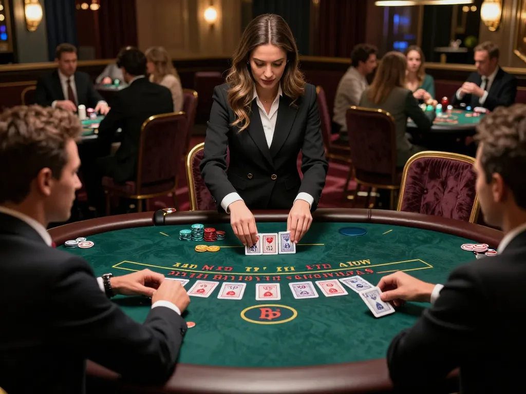 Players at a blackjack table showcase strategic maneuvers while enjoying z16 casino atmosphere.