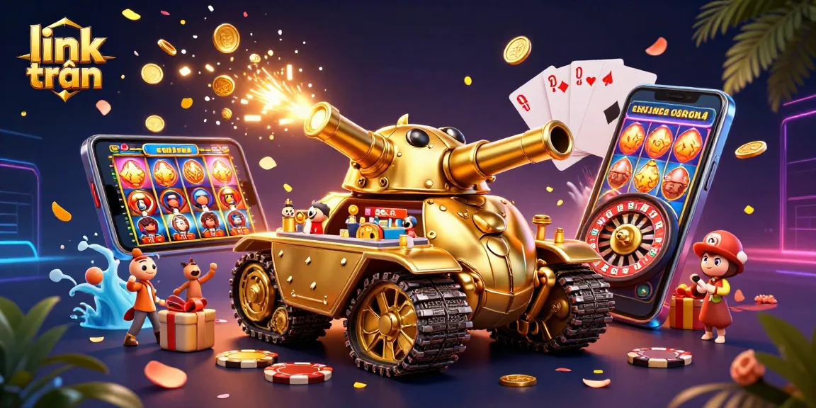 Engage with link trần to unlock amazing casino adventures in this vibrant 3D illustration.