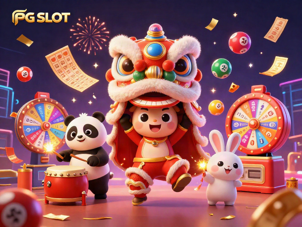 Engage with PG SLOT excitement through a vibrant celebration of luck and winning symbols.