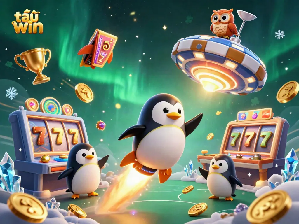 Experience exciting gameplay with tải sun win, showcased through vibrant characters in a casino-themed space.