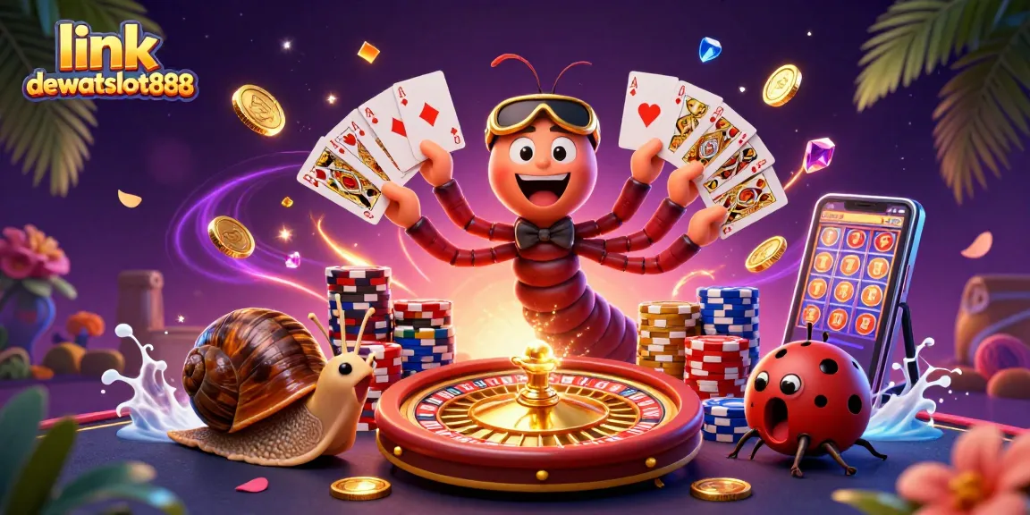 Menangkan permainan di link dewataslot888 dengan dealer kartun dan tumpukan chip yang menakjubkan!