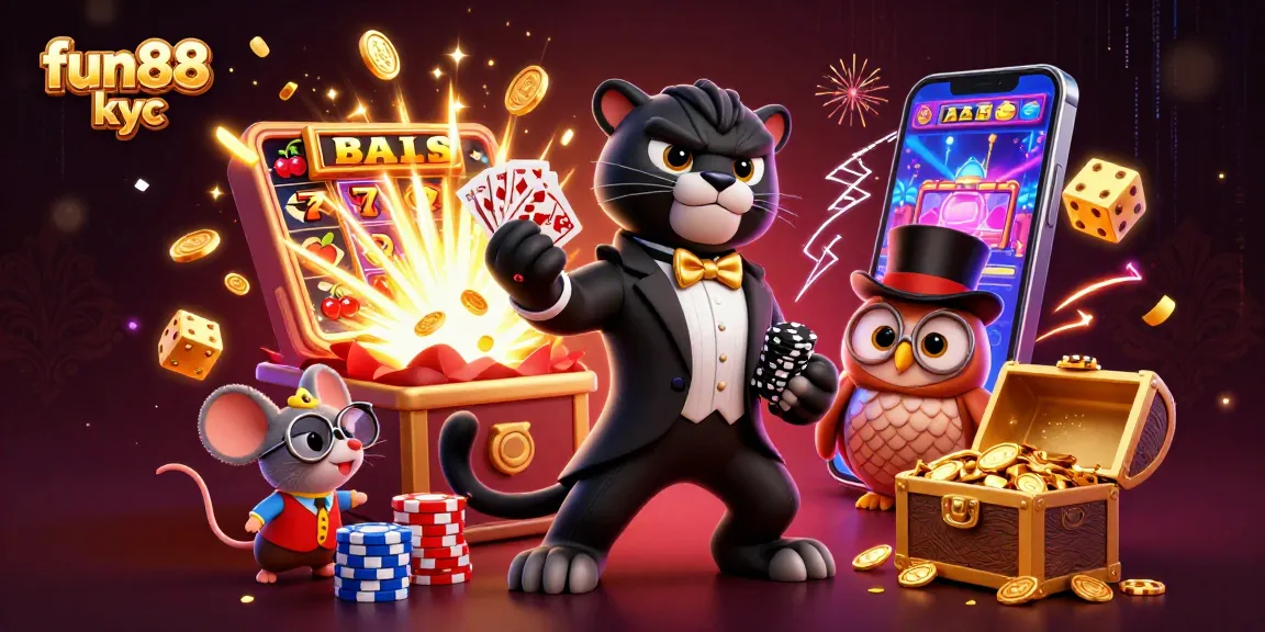 Chơi cá cược tại fun88 kyc với những nhân vật hoạt hình đẹp mắt và các phần thưởng hấp dẫn.
