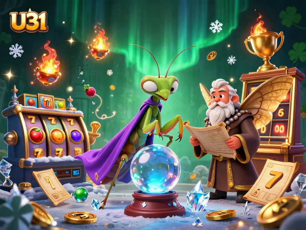 Engage in thrilling action at U31 online casino with vibrant 3D characters and dynamic slot elements.