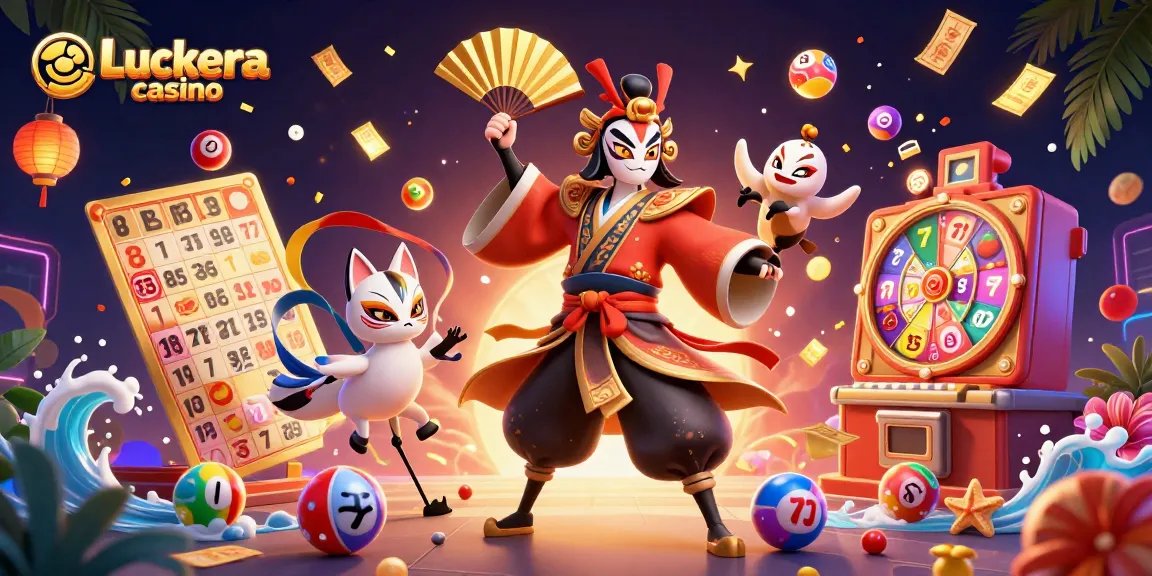 Experience vibrant gameplay dynamics with Luckera casino's colorful attractions and engaging characters.