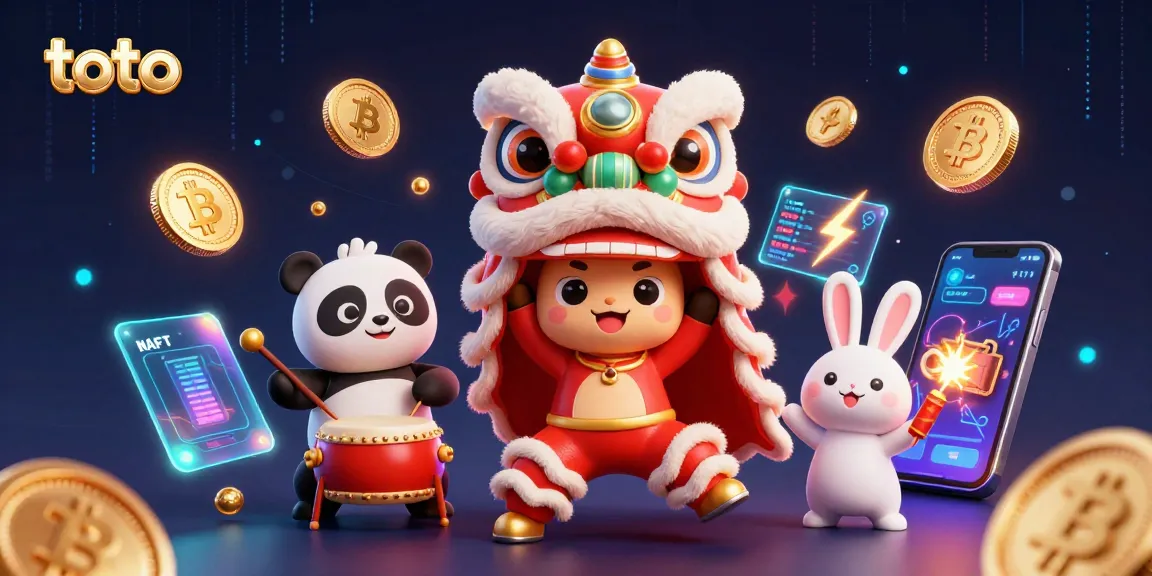 Engage in thrilling toto gameplay amidst a festive Chinese New Year scene with rich decorations.