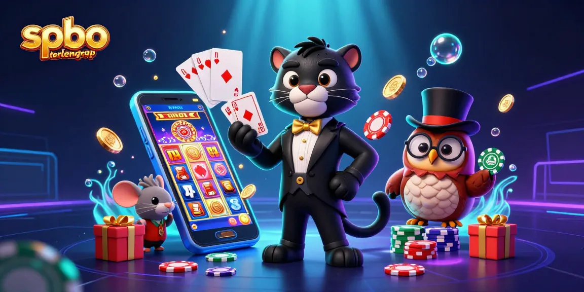 Experience thrilling action at spbo terlengkap with vibrant 3D casino characters and games.