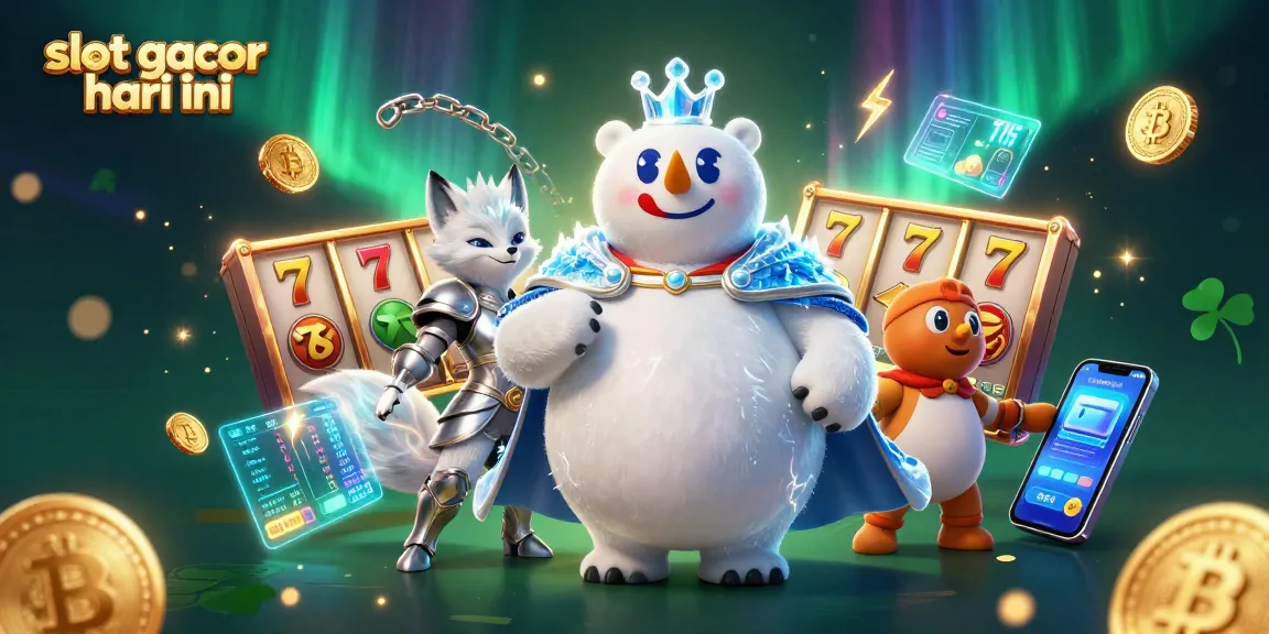 Putar untuk menang di slot gacor hari ini dengan elemen visual 3D yang menarik dan kegembiraan jackpot.