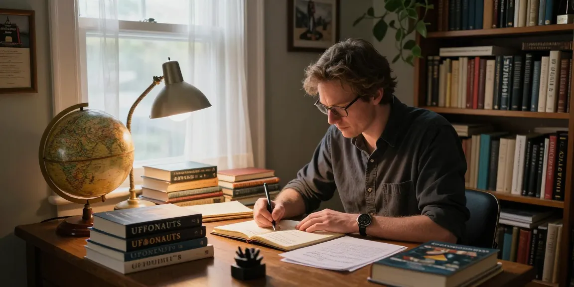Discover insights into T Allen Greenfield's work at https://tallengreenfield.com, showcasing his unique writing environment.