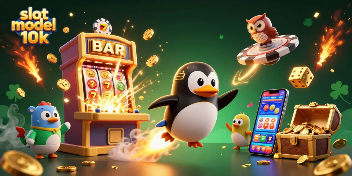 Experience the excitement with slot modal 10k in a vibrant casino illustration featuring stunning animations.