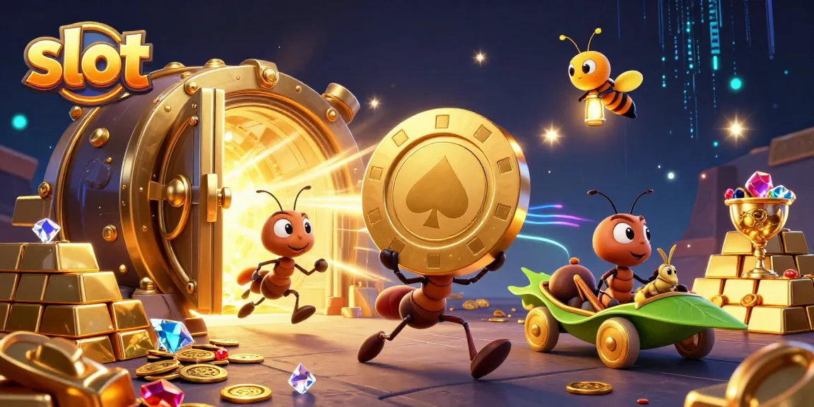 Menangkan slot dengan permainan yang menarik dan bobot hadiah dengan chip poker emas raksasa.