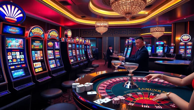 Experience the thrill of luxury12 slot machines in a premium casino setting.