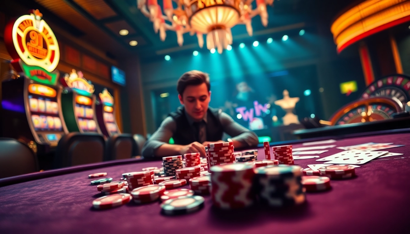 Players experiencing the thrill of winning at the 68VIP online casino table.